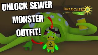 UNLOCK SEWER MONSTER OUTFIT LOUIE OUTFIT SEWER UPDATE Wobbly Life Sewer Update [upl. by Kimmi]