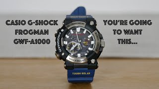 Casio GShock Frogman GWFA1000 Review  All new and highly desirable [upl. by Anilehs]