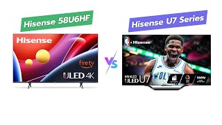 Hisense TV FaceOff 📺🔥 U6HF vs U7N Comparison [upl. by Plato]