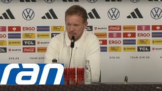 Nagelsmann erklärt Darum verkündet er Streichkandidat noch nicht [upl. by Natsirk985]