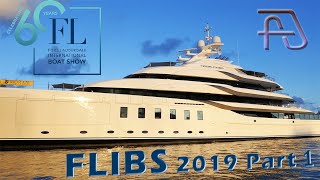 Fort Lauderdale International Boat Show 60th Anniversary Opening Day  Part 1 FLIBS 2019 [upl. by Drogin86]