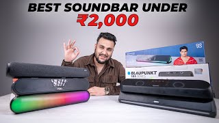 I Bought All THE BEST SOUND BAR from 1000 to 2000 Rupees  Ranking WORST to BEST [upl. by Aima]