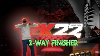 BEST BUILD IN NBA2K22 2WAY FINISHER RETURNS TO HAUNT NBA 2K22 NEXT GEN [upl. by Aihsekat988]