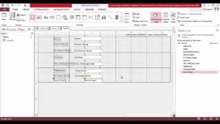 School Management Database With MS Access Part 1 [upl. by Luas]