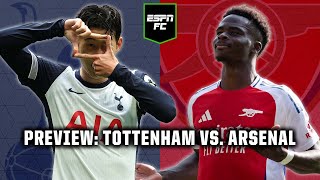 PREVIEW Tottenham amp Arsenal set for North London derby battle 🔥  ESPN FC Live [upl. by Allerym736]