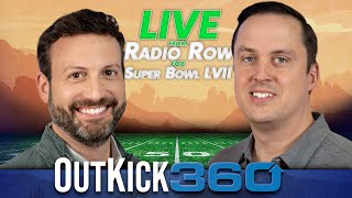 Live from SUPERBOWL LVII RADIO ROW Jalin Hyatt HOFer Steve Largent  WWE’s Seth Rollins [upl. by Ynnek]