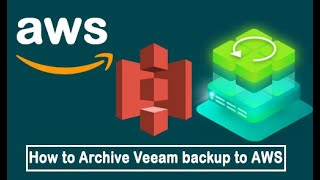 How to Archive Veeam backup to Amazon Web Services  Backup on Cloud [upl. by Ahseinet]