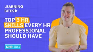 Top 5 HR Skills Every HR Professional Should Have [upl. by Ramburt]