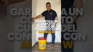 Garantiza un completo curado de concreto con ANTISOL W 🔺 barquisimeto sika shorts [upl. by Gustavo]