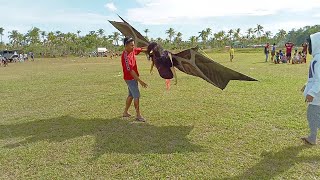 SARANGGOLANG MANANANGGAL NA NAG VIRAL SAGBAYAN FIRST KITE FESTIVAL [upl. by Josefa]