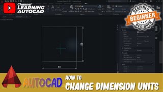 AutoCAD How To Change Dimension Units [upl. by Cchaddie]