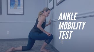 Ankle Mobility Test  Ankle Exercise  CORE Chiropractic [upl. by Fawnia]