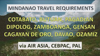 2021 TRAVEL REQUIREMENTS TO MINDANAO  ALL AIRLINES PASSENGER GUIDE 2021 [upl. by Gentry44]