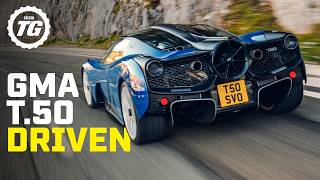 FIRST DRIVE GMA T50 – McLaren F1 Successor’s 900mile road trip [upl. by Aihsema]