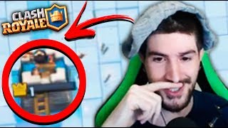 MELHORES MOMENTOS CLASH ROYALE 1 DE VIDA E SARRADA NO AR [upl. by Ococ]