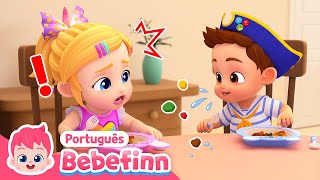 Boas Maneiras para dia a dia  Hábitos  Desenho infantil  Bebefinn em Português  Canções Infantis [upl. by Sirronal]