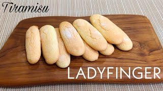 LADYFINGER TIRAMISU  RESEP LADYFINGERS ANTI GAGAL  HOMEMADE LADYFINGERS [upl. by Yslehc963]