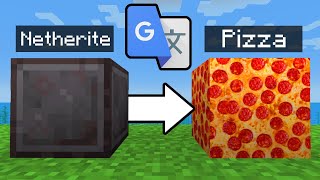 I Put Every Minecraft Texture Through Google Translate 100000000 Times [upl. by Ylenaj]