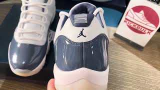 AIR JORDAN 11 RETRO LOW MIDNIGHT NAVY 2024 FV5104104 Kickbulk Sneaker shoes free shipping reviews [upl. by Airam]