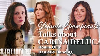 Stefania Spampinato Talks About Carina Deluca  Plus Bonus Clip of Danielle Savre Dancing [upl. by Fin]