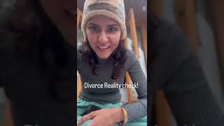 Divorce reality check by riturathee Really liked her message and braveness riturathee [upl. by Nessnaj506]