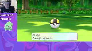 Shiny Caterpie Reaction  Pokemon Lets Go Pikachu amp Eevee 1 [upl. by Cost368]