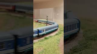 Minitrix EC Venezia on a Z scale layout [upl. by Eelidnarb593]