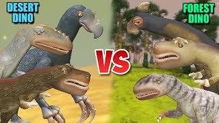 Desert Dino vs Forest Dino S1  SPORE [upl. by Nicolina173]