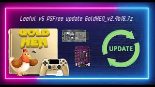 Auto Load Leeful v5 PSFree For PS4 900Fw on ESP32S2 Chips update GoldHENv24b18 PC side setting [upl. by Michigan]