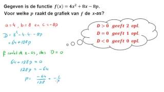 Discriminanten met parameters [upl. by Fraser]