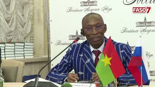 Dr Appolinnaire Kyélem présente son livre sur Thomas Sankara en Russie [upl. by Stolzer]