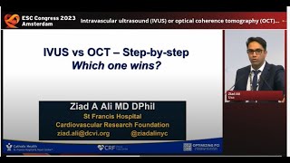 Intravascular ultrasound IVUS or Optical Coherence Tomography OCT Lets Debate [upl. by Alodi]