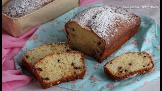 Plumcake allo yogurt e gocce di cioccolato morbidissimo e senza glutine [upl. by Tatiania]