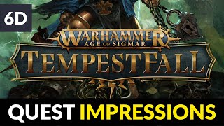 Warhammer Age of Sigmar Tempestfall VR  Oculus  Meta Quest First Impressions [upl. by Kelsey]