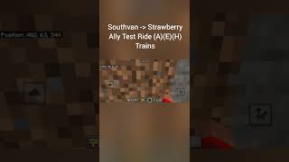 AEH Train Southvan to Strawberry Ally Test ride [upl. by Sekoorb]