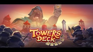 Towers Deck angespielt TowerDefenseDeckbuilder Deutsch Gameplay [upl. by Lativa]