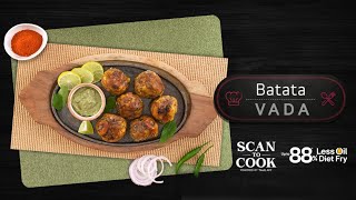 Prepare flavourful Batata Vada using minimal oil with Wifi Enabled LG Scan To Cook Microwave Oven [upl. by Jacoby]