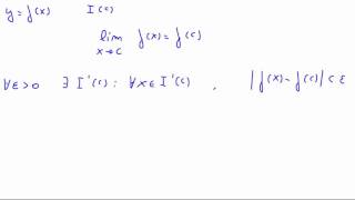Definizione di continuità di una funzione in un punto e in un intervallo [upl. by Norvall]