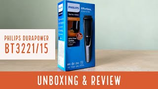 Philips DuraPower Beard Trimmer BT322115 Unboxing amp Review [upl. by Arriec]