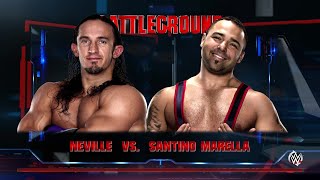 WWE 2k16 Neville vs Santino Marella [upl. by Libbey]