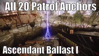 20 Patrol Ascendant Anchors Locations in EDZ amp 10 Shattered Realm Anchors in Forest of Echoes [upl. by Allisan]