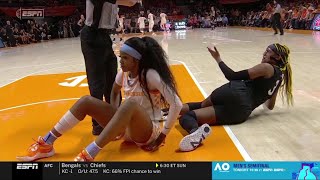 DOUBLE INTENTIONAL Fouls Called In HEATED Rivalry Game  5 UConn Huskies amp Tennessee Lady Vols [upl. by Sarene54]