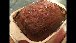 Recette Pain de viande 1950  1950 Meatloaf recipe [upl. by Ajram84]