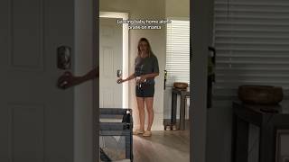 Leaving baby home alone prank on Momma parents funny newdad newmom comedy mom couple ￼ [upl. by Leidgam]