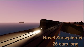 Novel Snowpiercer 26 cars long  Stormworks Snowpiercer [upl. by Oag823]