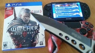 The Witcher 3 PS4 Unboxing amp Gameplay [upl. by Esyle573]