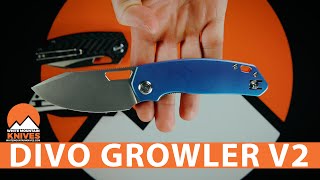 Divo Growler V2 Folding Knife  Quick Look [upl. by Nivlem]