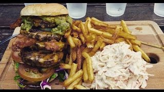 Mega Stack Burger Challenge  Mischief Record Time [upl. by Ellezaj]