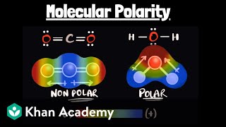 Molecular polarity  Chemistry  Khan Academy [upl. by Gad907]