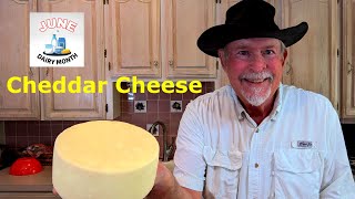 Make Cheddar Cheese at Home juneisdairymonth23 [upl. by Ibloc602]